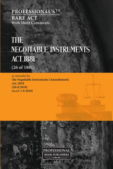 The Negotiable Instruments Act 1881