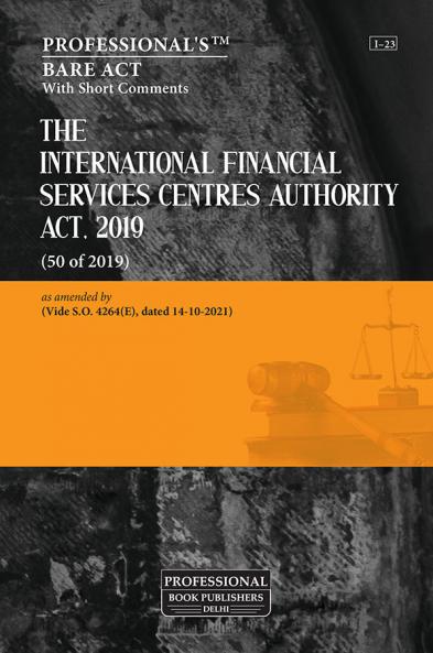 The International Financial Services Centres Authority Act 2019 (50 of 2019)