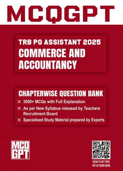 TRB PG Assistant Commerce and Accountancy Exam 2025