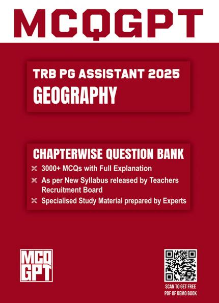TRB PG Assistant Geography Exam 2025