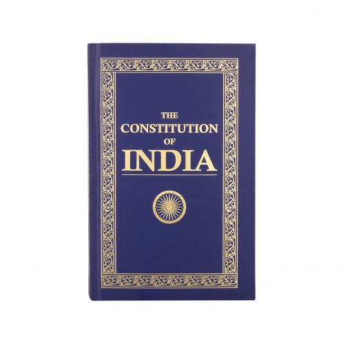 The  Constitution of India (Deluxe Hardbound Edition) by Insight Publishing with Gold Foiled Cover Gold Gilding Book Mark Ribbon incorporating all amendments at relevant Articles Landmark Judgements & Covering latest Constitution 106th Amendment Act