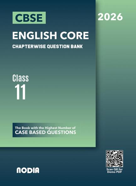 NODIA CBSE Class 11 English Core Chapterwise Question Bank for 2026 Exam | As Per Latest NCERT Syllabus