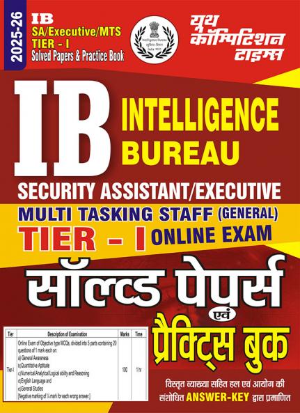 2025-26 IB SA/E/MTS Solved Papers & Practice Book 208 395.