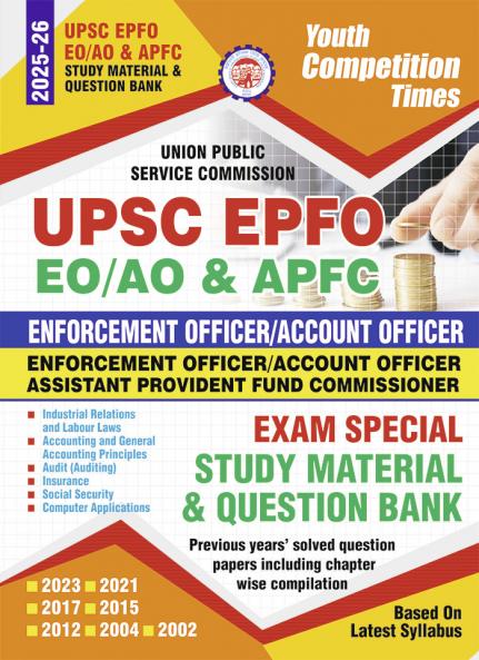 2025-26 UPSC EPFO Study Material and Question Bank 144 295 E.