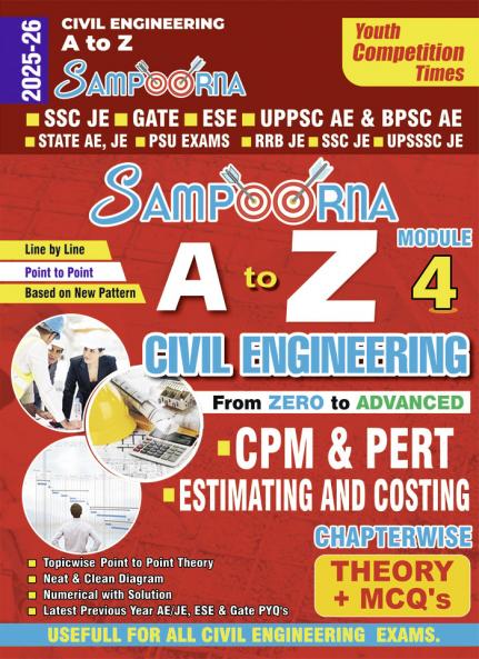 2025-26  SSC JE/UPPSC AE  Civil Engineering Complete Study Material A-Z 208 395 E.