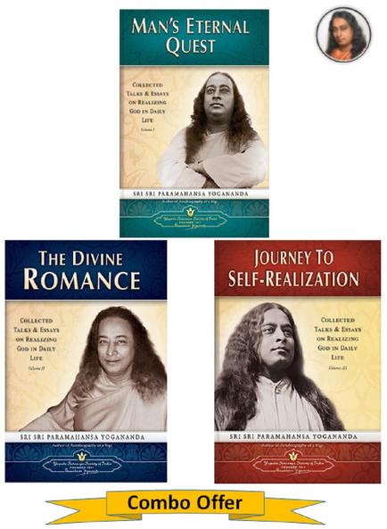 Man's Eternal Quest + The Divine Romance + Journey to Self-Realization: Collected Talks and Essays (Vol 123) Paperback