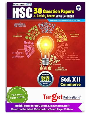 HSC 30 Model Question Papers & Activity Sheets With Solutions | BK ECO English SP OCM & Maths | Std 12th Commerce | Based on the latest Maharashtra Board Paper Pattern