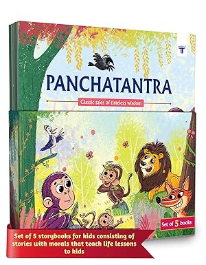 Panchatantra Stories | Bedtime Moral Story Books for Kids in English | Traditional Stories | Panchatantra Tales for 5 to 10 Years Old | Picture Story Books | Set of 5 Books