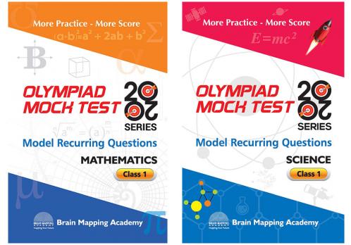 COMBO PACK: OLYMPIAD MOCK TEST 20-20 - Mathematics & Science for CLASS 1 [Set of 2 Books]