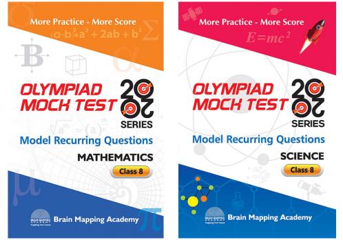 COMBO PACK: OLYMPIAD MOCK TEST 20-20 - Mathematics & Science for CLASS 8 [Set of 2 Books]