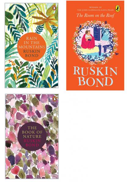 Ruskin Bond : Room on the Roof Rain in the Mountains and Book of Nature