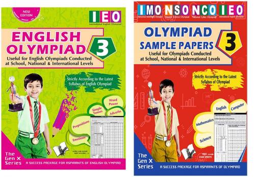 V&S Publishers IEO (English Olympiad Guidebook and Sample Papers) Olympiad Combo Class 3 (Set of 2 Books)