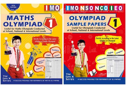 V&S Publishers IMO (Mathematics Olympiad Guidebook and Sample Papers) Olympiad Combo Class 1 (Set of 2 Books)