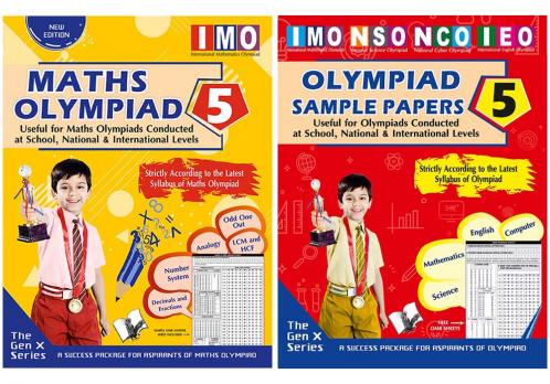 V&S Publishers IMO (Mathematics Olympiad Guidebook and Sample Papers) Olympiad Combo Class 5 (Set of 2 Books)
