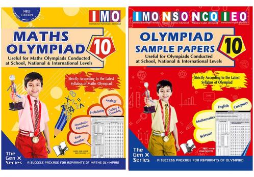 V&S Publishers IMO (Mathematics Olympiad Guidebook and Sample Papers) Olympiad Combo Class 10 (Set of 2 Books)