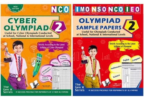 V&S Publishers NCO (Computers Olympiad Guidebook and Sample Papers) Olympiad Combo Class 2 (Set of 2 Books)
