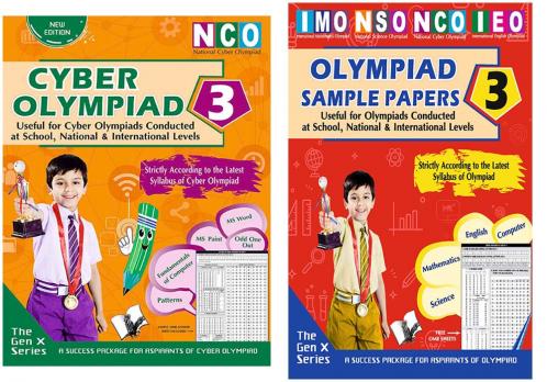 V&S Publishers NCO (Computers Olympiad Guidebook and Sample Papers) Olympiad Combo Class 3 (Set of 2 Books)