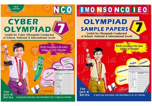 V&S Publishers NCO (Computers Olympiad Guidebook and Sample Papers) Olympiad Combo Class 7 (Set of 2 Books)