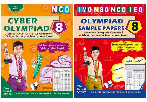 V&S Publishers NCO (Computers Olympiad Guidebook and Sample Papers) Olympiad Combo Class 8 (Set of 2 Books)