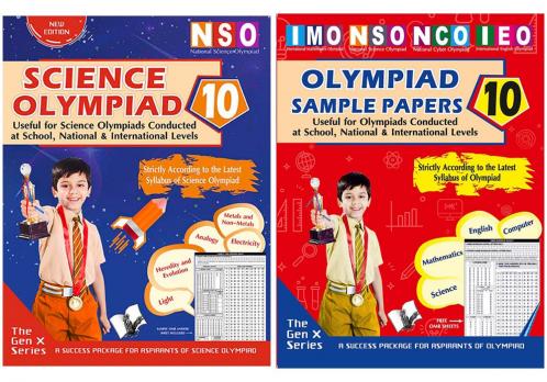 V&S Publishers NSO (Science Olympiad Guidebook and Sample Papers) Olympiad Combo Class 10 (Set of 2 Books)