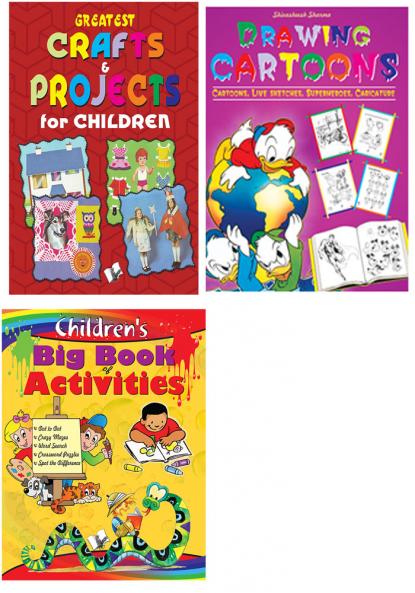 Activity & Craft for Kids Combo (Set of 3 Books)