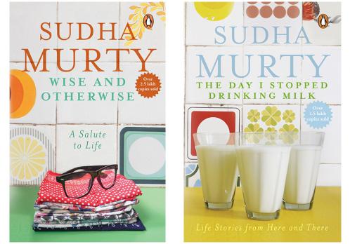 The Day I Stopped Drinking Milk : Life Lessons From Here And There & Wise and Otherwise: A salute to Life by Sudha Murthy  ( Set of 2 Books)
