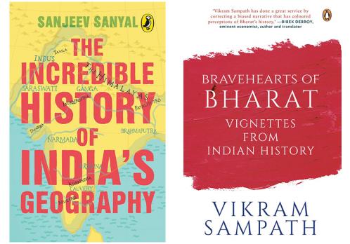 Bravehearts of Bharat:Vignettes from Indian History & The Incredible History of India's Geography by Sanjeev Sanyal and Sowmya Rajendran ( Set of 2 Books)
