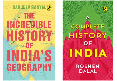 Complete History of India & The Incredible History of India's Geography Sanjeev Sanyal and Sowmya Rajendran  (Set of 2 Books)