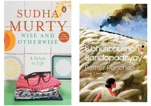 Pather Panchali: Song of the Road & Wise and Otherwise: A salute to Life by Sudha Murty (Set of 2 Books)