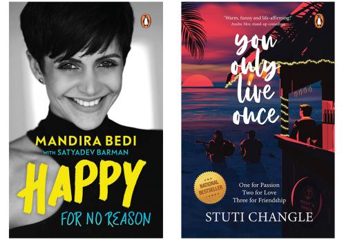 Happy for No Reason &  YOU ONLY LIVE ONCE  (Set of 2 Books)