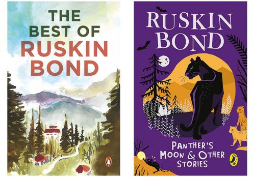 Panther's Moon and Other Stories (R/J) by  Ruskin Bond & The Best Of Ruskin Bond  (Set of 2 Books)
