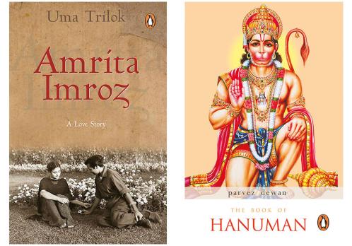 Book of Hanuman & Amrita -Imroz: A Love Story by Trilok Uma (Set of 2 Books)