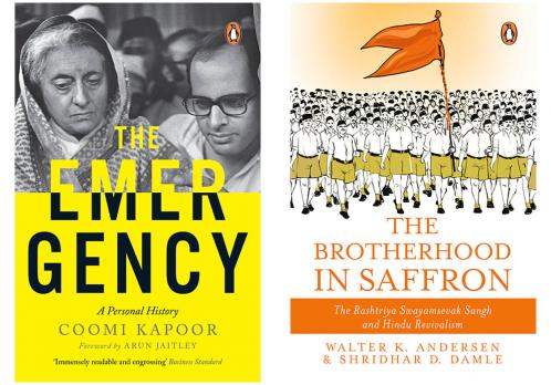 The Brotherhood in Saffron: The Rashtriya Swayamsevak Sangh and Hindu Revivalism & The Emergency (PB): A Personal History by Coomi Kapoor(Set of 2 Books)