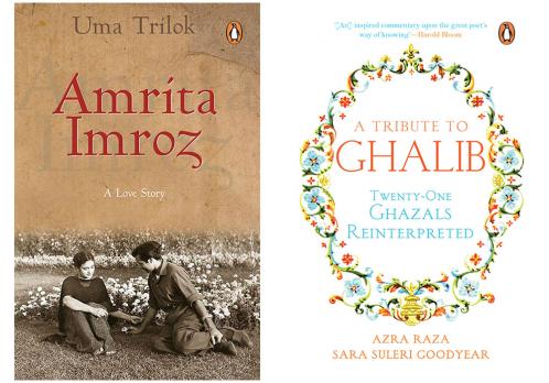 A Tribute to Ghalib : Twenty-one Ghazals Reinterprete & Amrita -Imroz: A Love Story [Paperback] Trilok Uma (Set of 2 books )