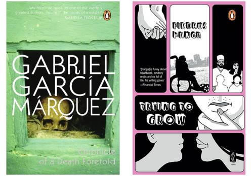 Trying to Grow & Chronicle of A Death Foretold Marquez Gabriel Garcia (Set of 2 books)