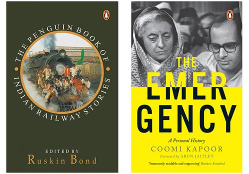 Penguin Book of Indian Railway Bond Ruskin & The Emergency (PB): A Personal History Coomi Kapoor (Set of 2 books)