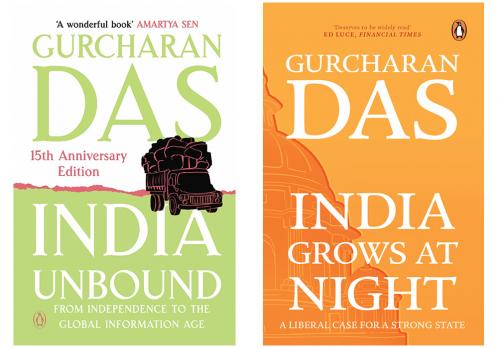India Grows at Night: A Liberal Case for a Strong State Gurcharan Das & India Unbound: from Independence to the Global Information age Gurcharan Das  (Set of 2 books)