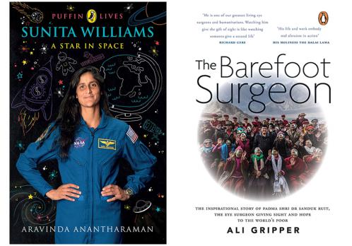 Barefoot Surgeon: The inspirational story of Dr. Sanduk Ruit & Sunita Williams: A Star in Space Aravinda Anatharaman (Set of 2 books)