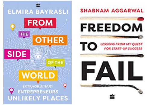 Combo of FROM THE OTHER SIDE OF THE WORLD by Bayrasli Elmira and  Freedom To Fail by Aggarwal Shabnam (Set of 2 Books)