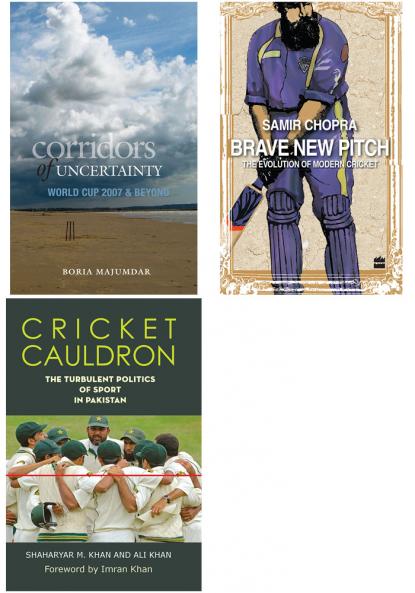 Combo of Cricket Cauldron Brave New Pitch: The Evolution Of Modern Cricket and Corridors Of Uncertainty : World Cup 2007 & Beyond (Set of 3 Books)