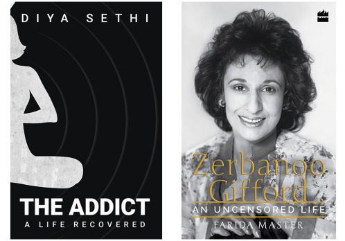 Combo of ADDICT by Sethi Diya and UNCENSORED LIFE by Master Farida (Set of 2 Books)