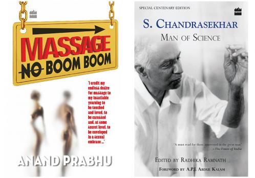 Combo of Massage No Boom Boom and S. CHANDRASEKHAR MAN OF SCIENCE by Ramnath Radhika (Set of 2 Books)