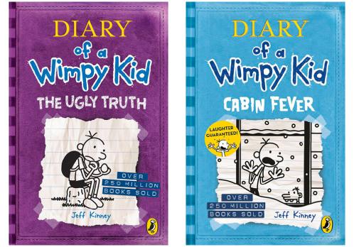 Diary of a Wimpy Kid: The Ugly Truth (Book 5) & Cabin Fever (Book 6) - Set of 2 Books