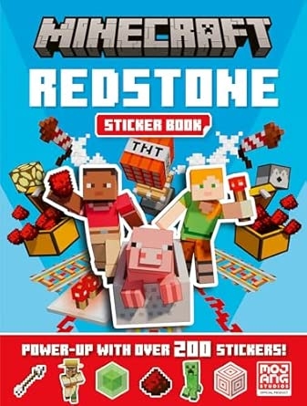 MINECRAFT REDSTONE STICKER BOOK