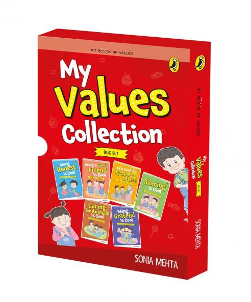 My Values Collection Box Set: A Set of 6 Exciting Story cum Activity Books | Illustrated Storybooks on Values and Good Behaviour | Ages 5 +