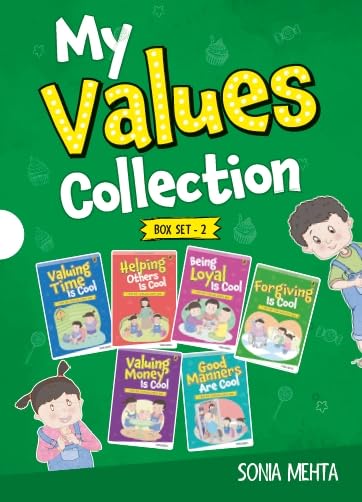 My Values Collection Box Set 2: A Set of 6 Exciting Story cum Activity Books | Illustrated Storybooks on Values and Good Behaviour | Ages 5 +
