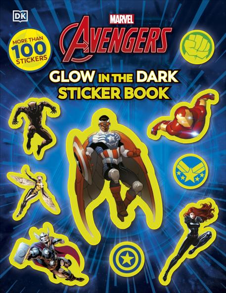 MARVEL AVENGERS GLOW IN THE DARK STICKER