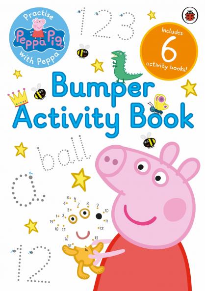 Practise with Peppa: Bumper Activity Book (Set of 6) | Practise and Play with 100+ Fun Activities- Writing Drawing and Counting | Ideal Gift for Young Peppa Pig Fans