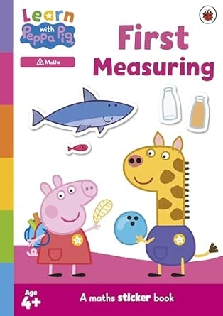 LEARN WITH PEPPA: FIRST MEASURING STICKER ACTIVITY BOOK