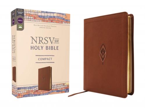 NRSVUE HOLY BIBLE COMPACT LEATHERSOFT BROWN COMFORT PRI